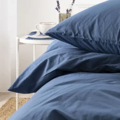 Sengetøj & Lagner<Nordisk Tekstil Økologisk sengelinned Kelly Denim blue