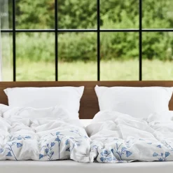 Sengetøj & Lagner<Nordisk Tekstil Økologisk sengelinned Klokkeblomst hvid - GOTS