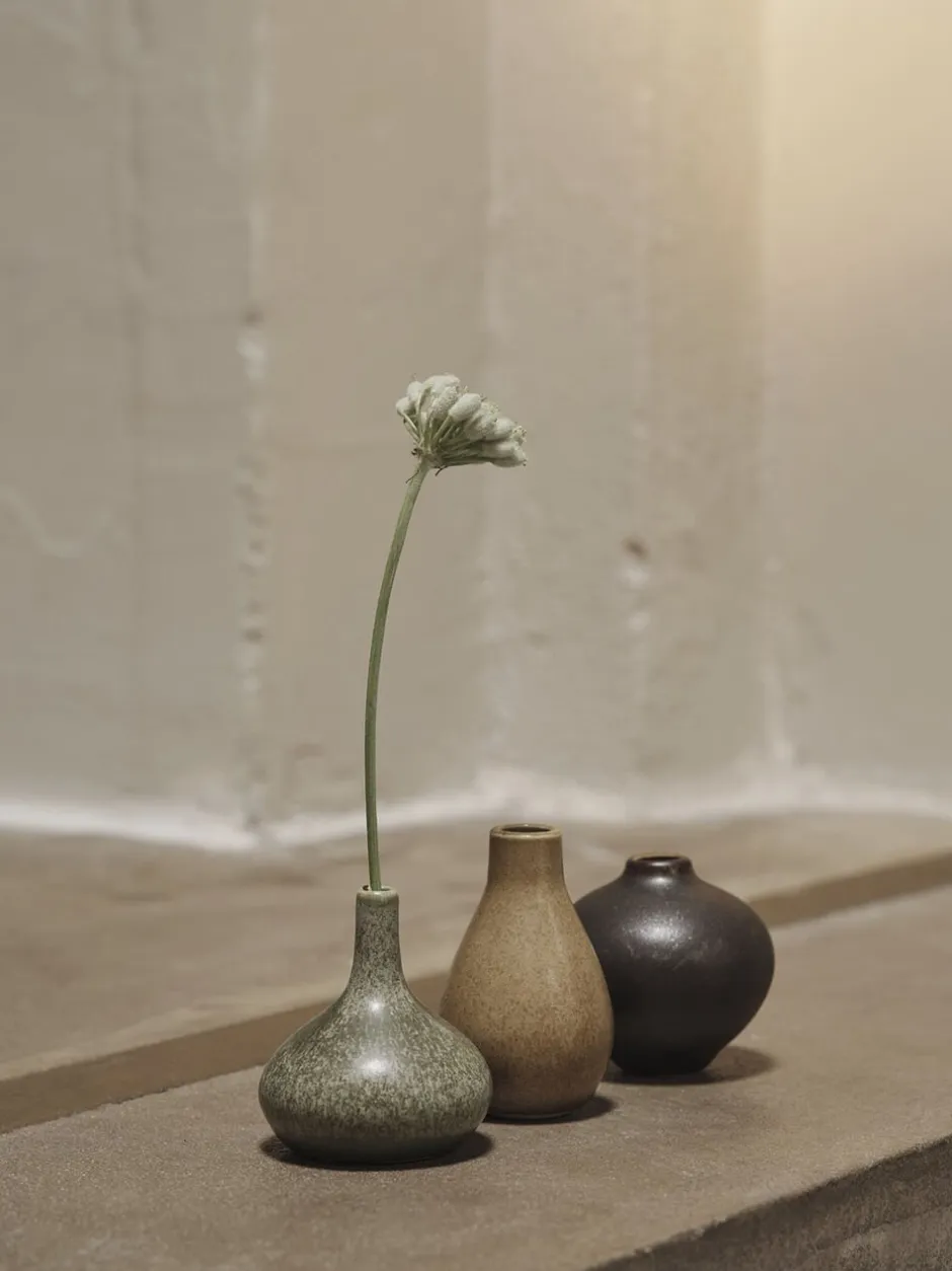 Vaser & Urtepotteskjulere<Ferm Living Komo Mini Vases - Set of 3 - Calm