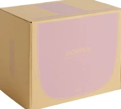 Møbler<Hay Korpus Shelf-Small 1 hook-Pink powd