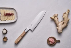 Køkkenknive & Sakse<MIYABI Koya Santokukniv 18 cm, Beige, Glatslebet