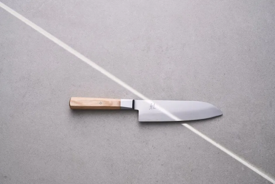 Køkkenknive & Sakse<MIYABI Koya Santokukniv 18 cm, Beige, Glatslebet