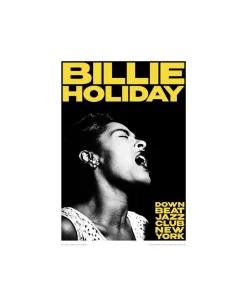 Plakater & Rammer<Poster & Frame Kristian Højland - Billie Holiday- Canary Flerfarvet