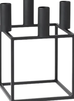 Adventsstager<Audo Copenhagen Kubus 4, Candle Holder, Black