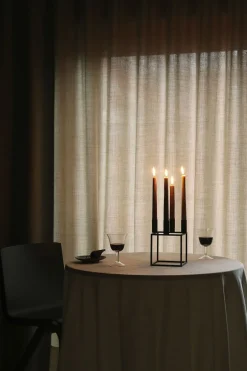 Adventsstager<Audo Copenhagen Kubus 4, Candle Holder, Black