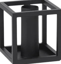 Lys & Lysestager<Audo Copenhagen Kubus 1, Candle Holder, Black