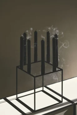 Lys & Lysestager<Audo Copenhagen Kubus 8, Candle Holder, Black
