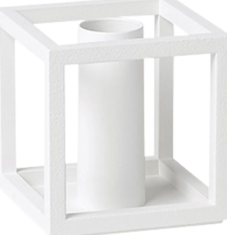 Lys & Lysestager<Audo Copenhagen Kubus 1, Candle Holder, White