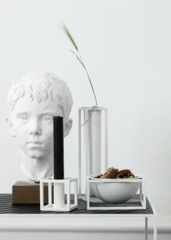 Lys & Lysestager<Audo Copenhagen Kubus 1, Candle Holder, White