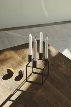 Lys & Lysestager|Adventsstager<Audo Copenhagen Kubus 4, Candle Holder, White