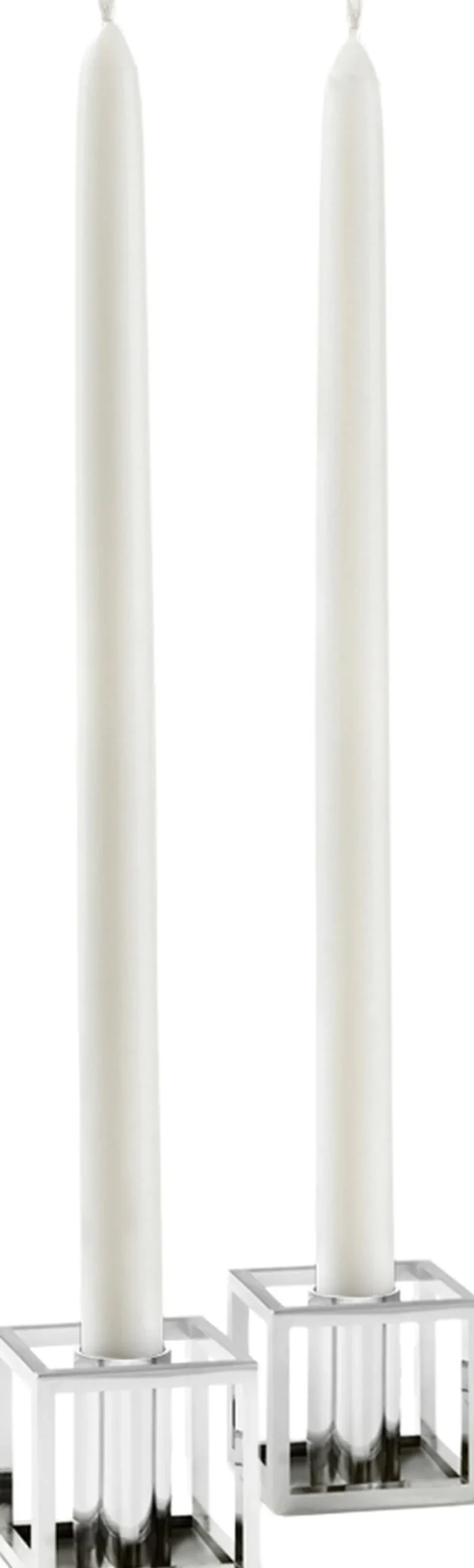 Lys & Lysestager<Audo Copenhagen Kubus Candle Holder, Micro Nickel-P