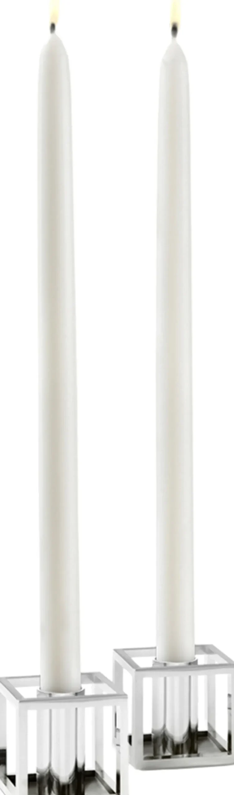 Lys & Lysestager<Audo Copenhagen Kubus Candle Holder, Micro Nickel-P
