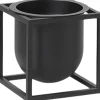 Vaser & Urtepotteskjulere<Audo Copenhagen Kubus Flowerpot 10, Black