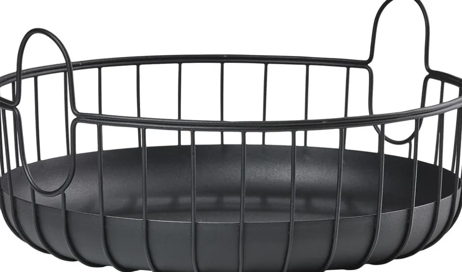 Opbevaring<Zone Kurv Inu 38 x 18 cm Black