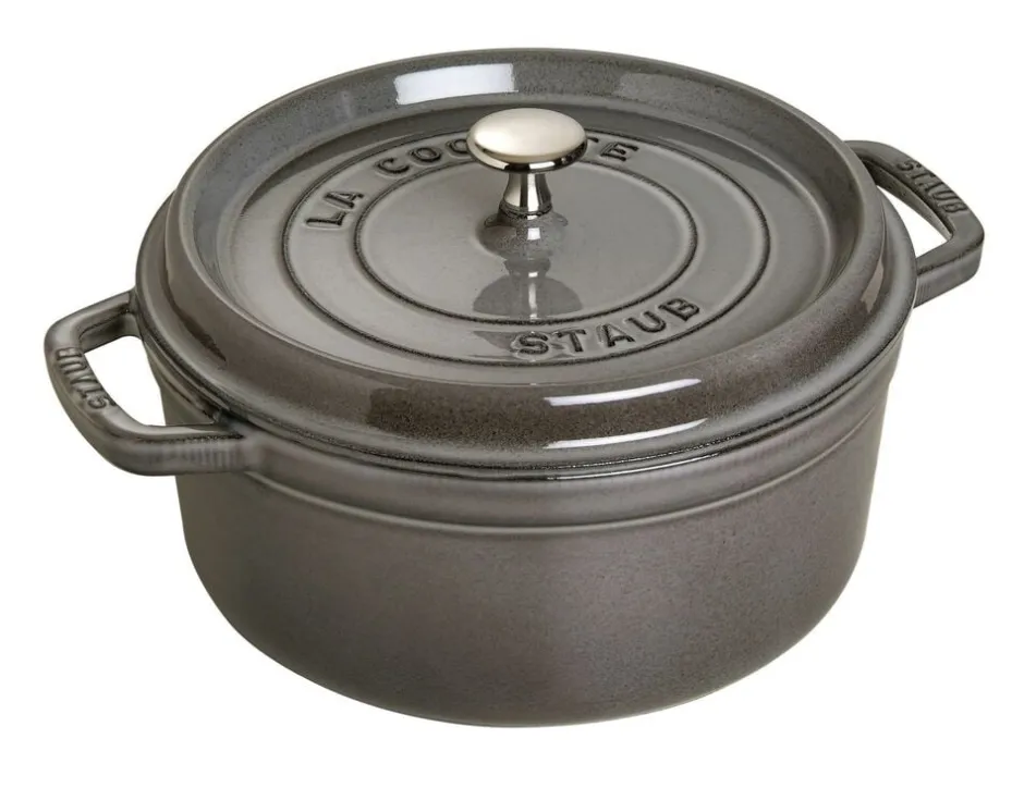 Gryder & Pander<Staub La Cocotte 24 cm grå
