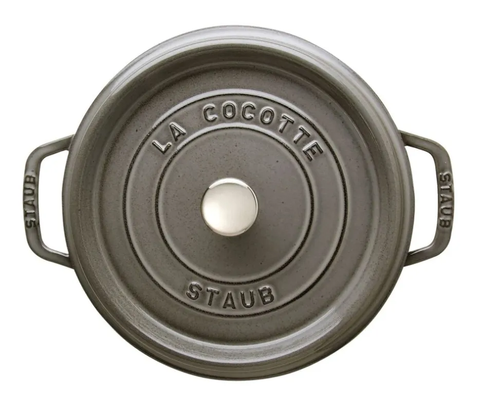 Gryder & Pander<Staub La Cocotte 24 cm grå