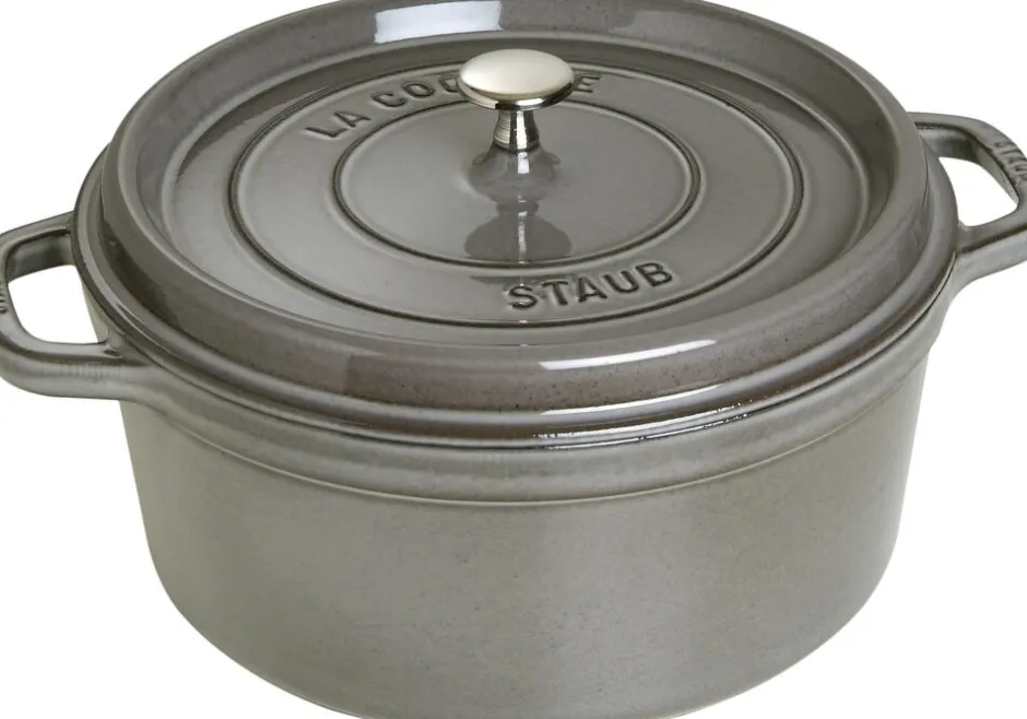 Gryder & Pander<Staub La Cocotte 28 cm grå