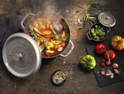 Gryder & Pander<Staub La Cocotte 28 cm grå