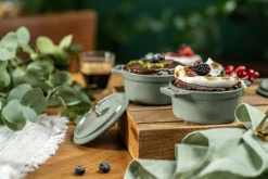 Gryder & Pander<Staub La Cocotte Mini Cocotte 10 cm, Rund, Eukalyptus, Støbejern