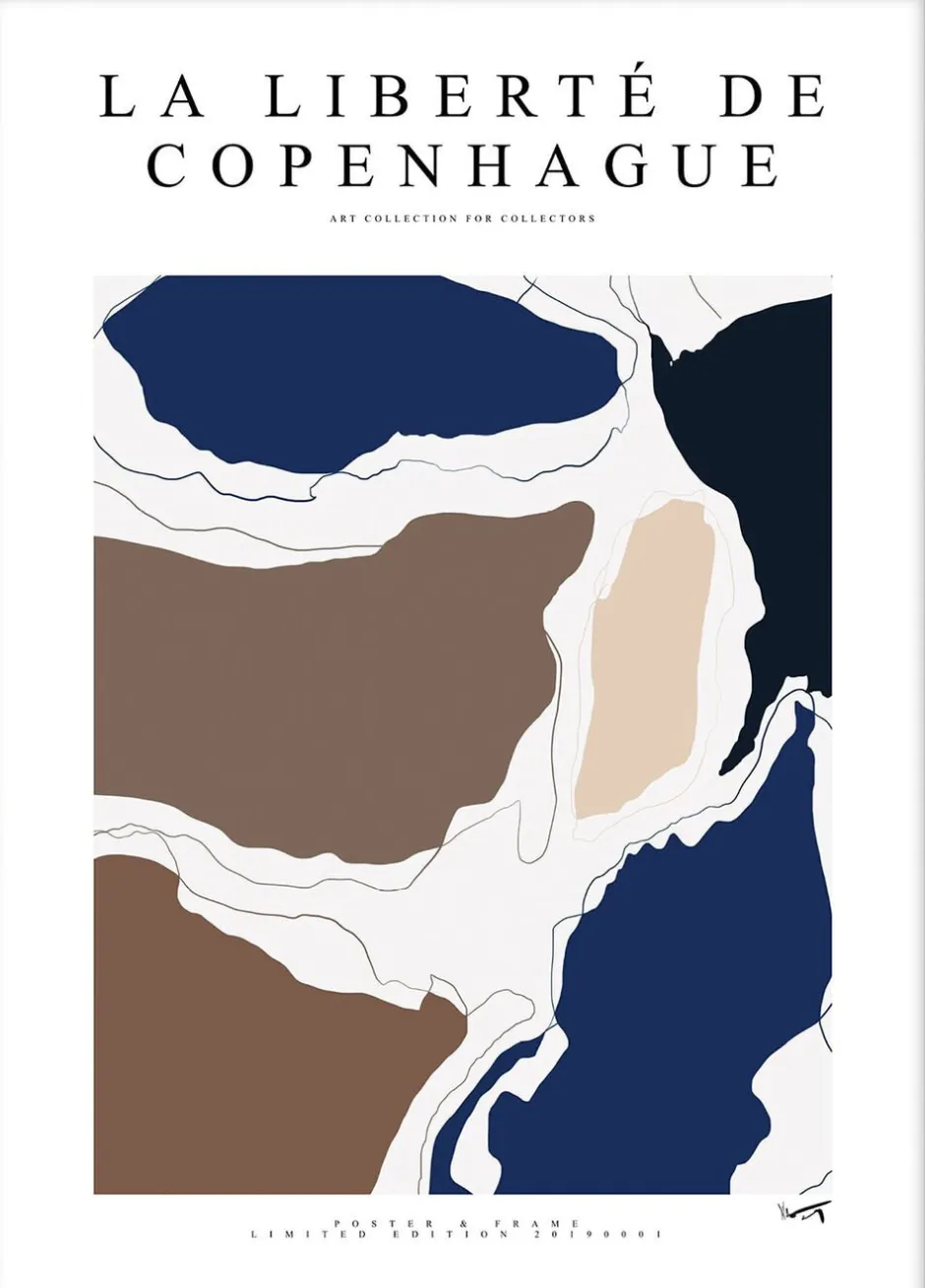 Plakater & Rammer<Poster & Frame La Liberté De Copenhague - 2019 002