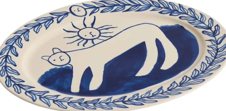 Skåle & Fade<Hay La Pittura Oval Serving Platter - L36,5 - Charlotte