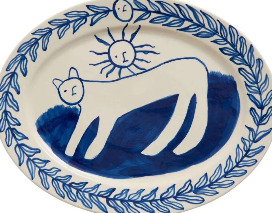 Skåle & Fade<Hay La Pittura Oval Serving Platter - L36,5 - Charlotte