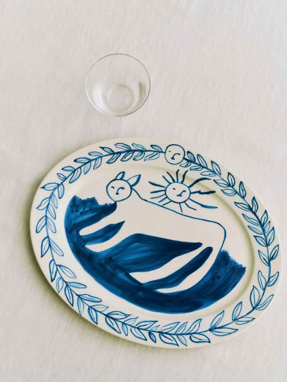 Skåle & Fade<Hay La Pittura Oval Serving Platter - L36,5 - Charlotte