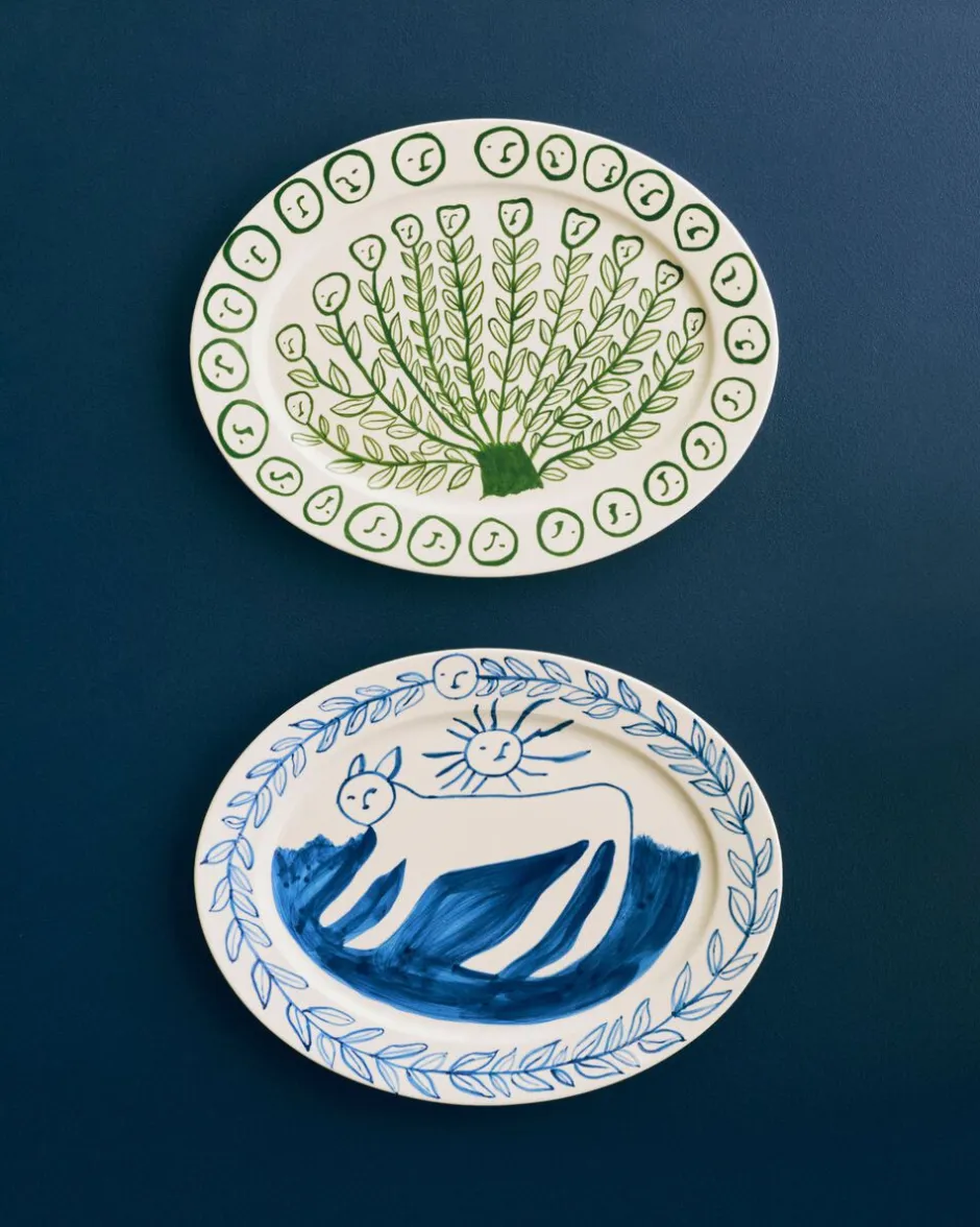 Skåle & Fade<Hay La Pittura Oval Serving Platter - L36,5 - Charlotte