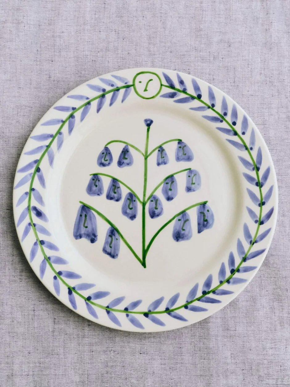 Tallerkener<Hay La Pittura Plate - Ø24 - Bluebells