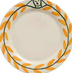 Tallerkener<Hay La Pittura Plate - Ø24 - Golden leaf