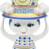 Vaser & Urtepotteskjulere<Bjørn Wiinblad Lady with hat Vase H20. 5 cm blå