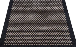 Gulvtæpper<Tica Copenhagen Løber 130x90 cm, dot sort/sand