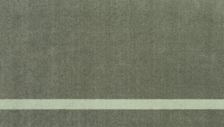 Gulvtæpper<Tica Copenhagen Løber, 67x120 cm, stripe vertical lysgrøn/støvet grøn