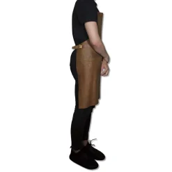 Tekstiler Til Køkkenet<DutchDeluxes Læderforklæde BBQ Style Apron Vintage Camel