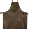 Tekstiler Til Køkkenet<DutchDeluxes Læderforklæde BBQ Style Apron Vintage Brown