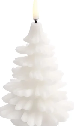 Elektriske Julelys<Uyuni LED candle christmas tree, Nordic white, Smooth, 9x12 cm 2/1