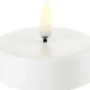 Lys & Lysestager|Elektriske Julelys<Uyuni LED Maxi Tealight (2xAAA) - Nordic White - 6,1 x 2,2 cm