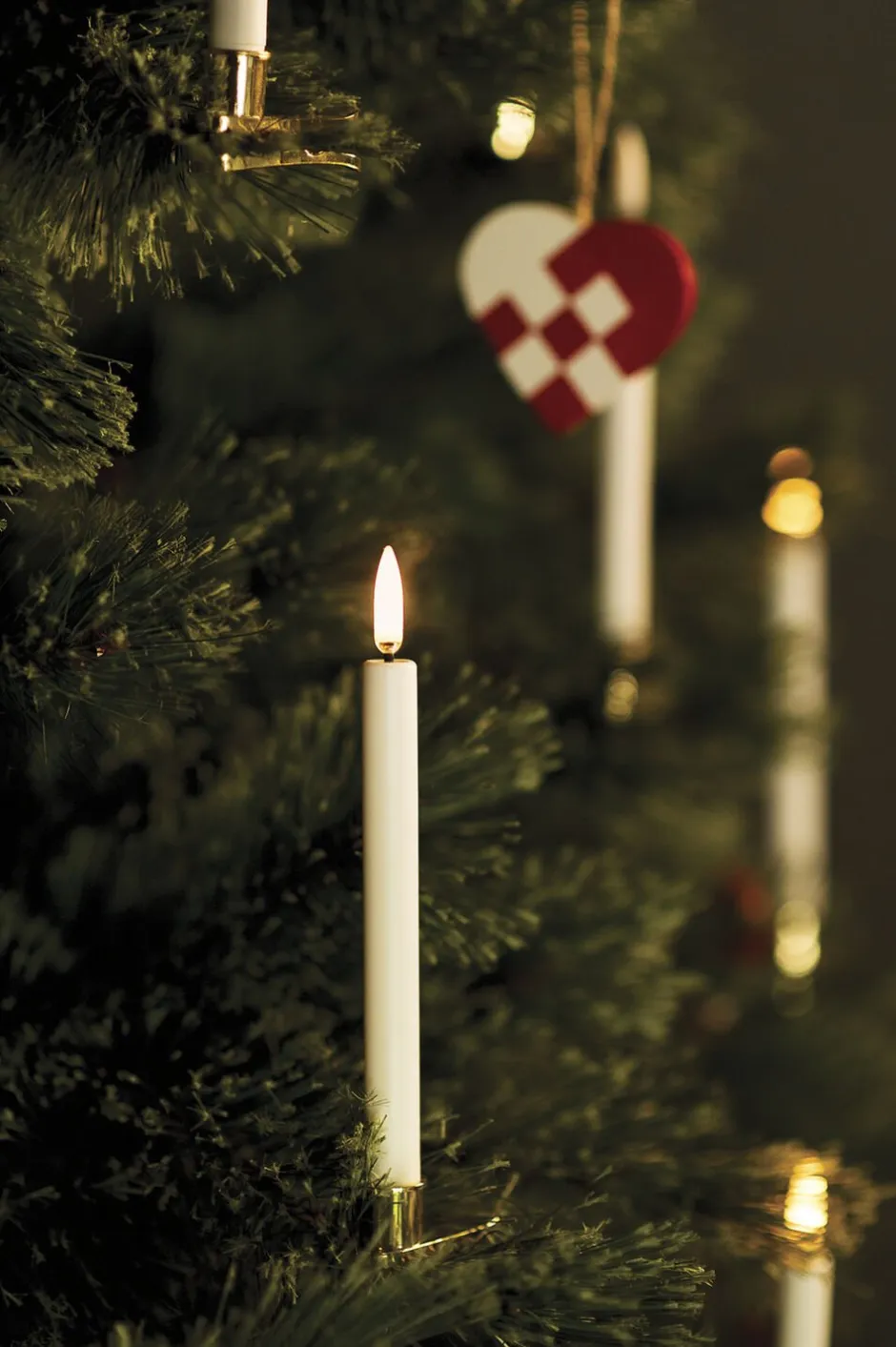 Lys & Lysestager|Elektriske Julelys<Uyuni LED mini Taper Candle - twin pack - NW - 1,3 x 13,8 cm