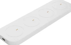 Lys & Lysestager<Uyuni LED rechargeable base, Small, USB-C, White, 21x6 cm