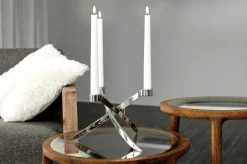 Lys & Lysestager|Elektriske Julelys<Uyuni LED Taper Candle - twin pack - Nordic White - 2,3 x 25 cm