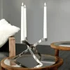 Lys & Lysestager|Elektriske Julelys<Uyuni LED Taper Candle - twin pack - Nordic White - 2,3 x 20 cm