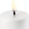 Lys & Lysestager|Elektriske Julelys<Uyuni LED tealight 400~ battery incl. , White plain, 3,9x2,1 cm
