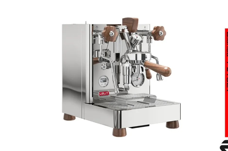 Kaffe & Te<Lelit BIANCA BRUSHED STAINLESS STEEL