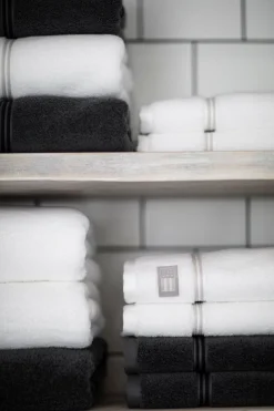 Håndklæder<Lexington Hotel Towel Gray/Dk Gray Grå