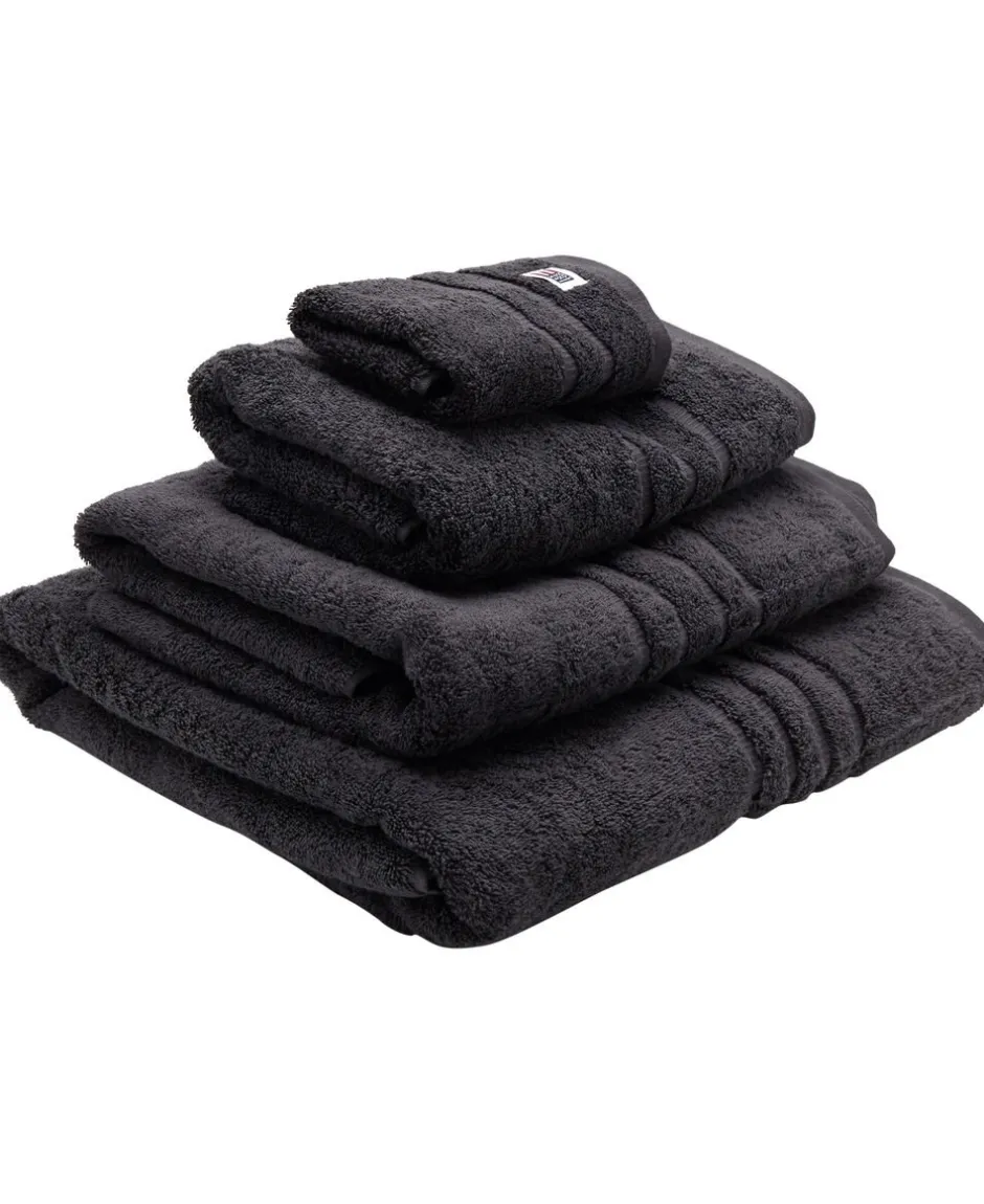 Håndklæder<Lexington Original towel Charcoal Mørkegrå