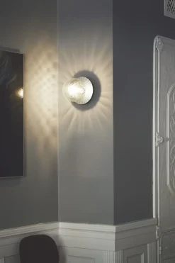 Væglamper|Loftlamper<Nuura Liila 1 Medium IP44, light silver / optic clear