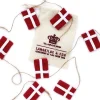 Figurer & Skulpturer<Langkilde & Søn Lille flagranke med Dannebrogsflag