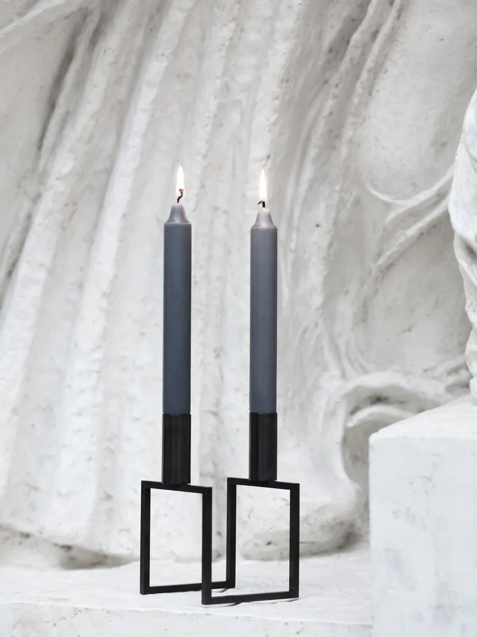 Lys & Lysestager<Audo Copenhagen Line, Candle Holder, Black
