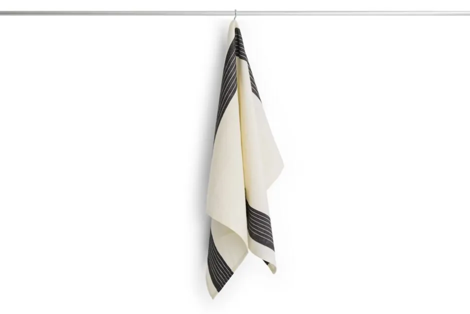 Tekstiler Til Køkkenet<Hay Linear Tea Towel-W52 x L80-Cream