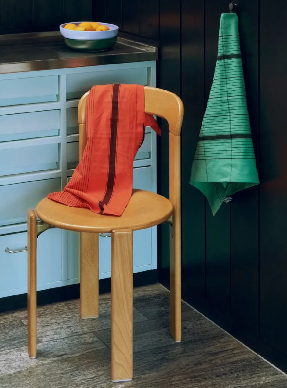 Tekstiler Til Køkkenet<Hay Linear Tea Towel-W52 x L80-Warm red